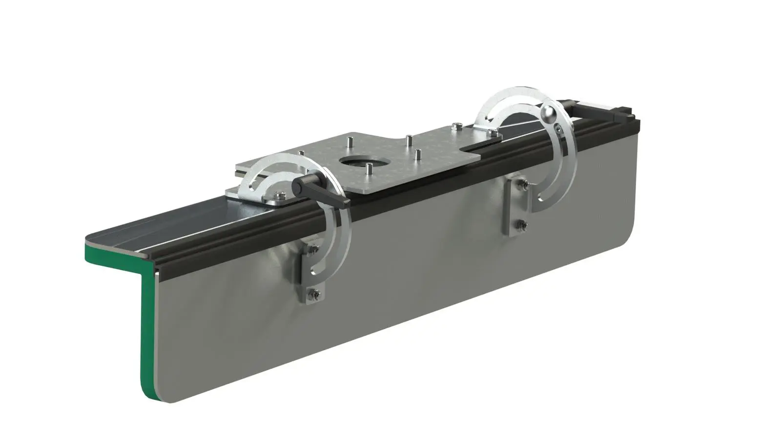 Street curbs vacuum grab for street curb laying machine